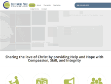Tablet Screenshot of centennialparkcounseling.com